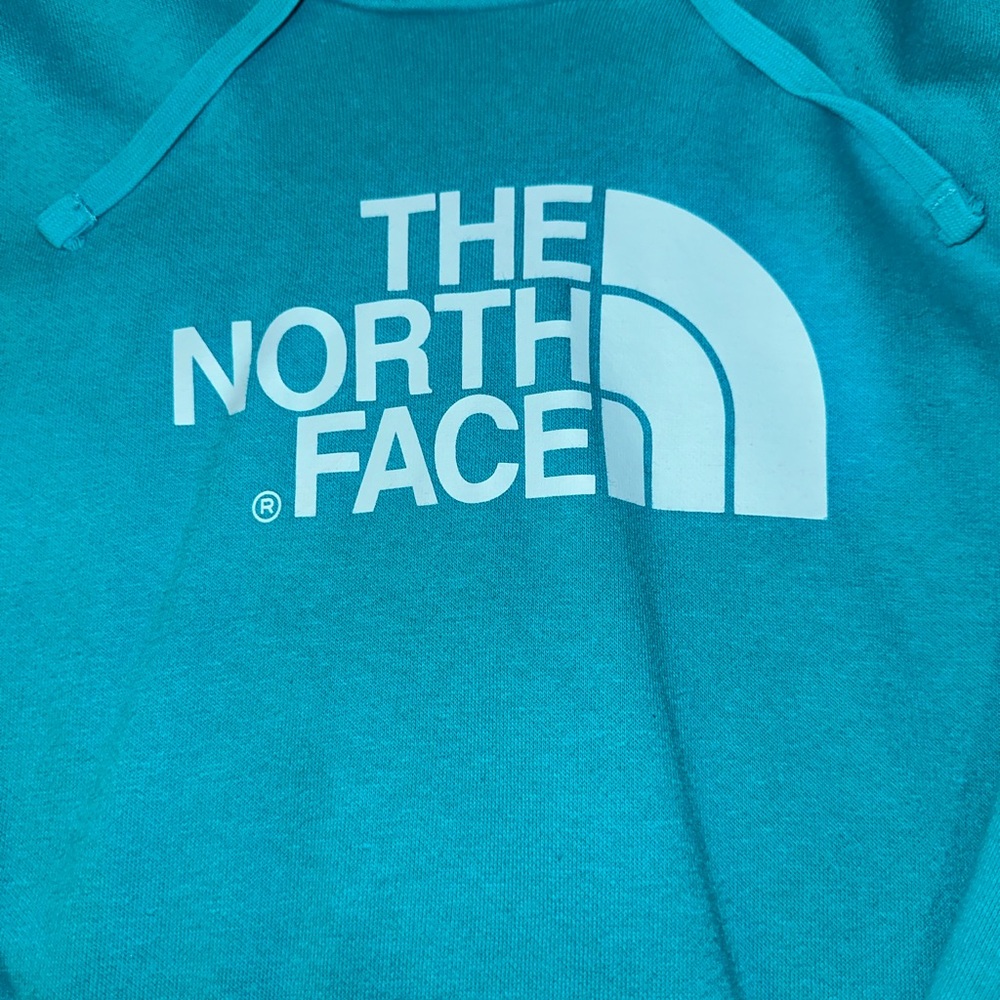 The North Face Turquoise Hoodie - Picture 2 of 3